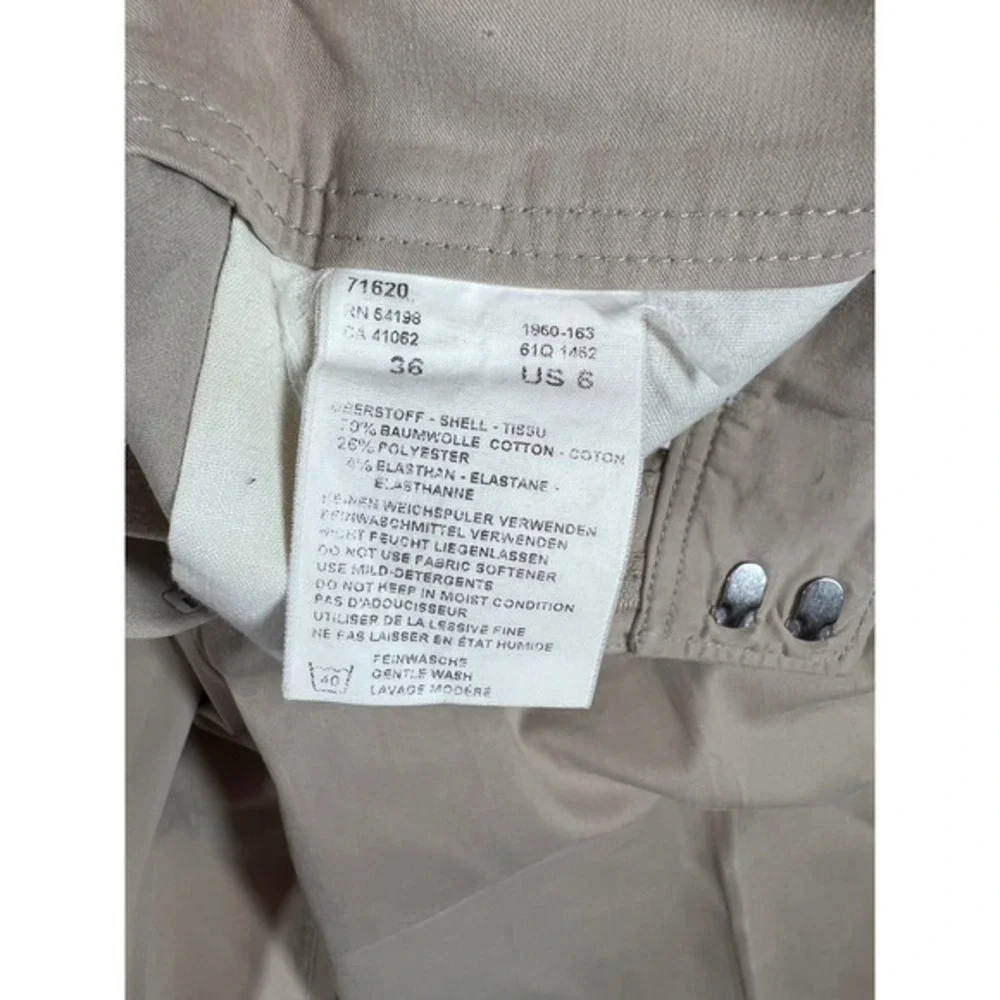 Bogner Womens Tan Khaki Bermuda Golf Shorts‎ Size 6 Stretch Cotton